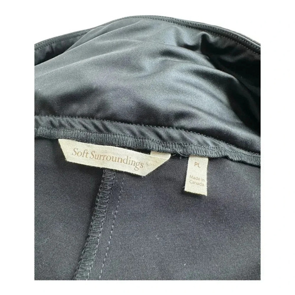 Soft Surroundings Twilight Floral Metallic Leggings - Picture 4 of 10